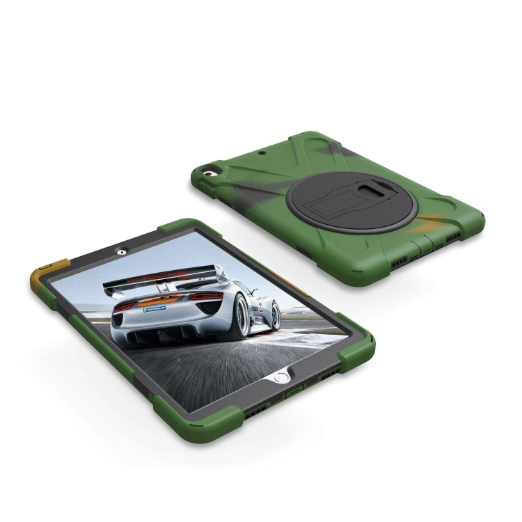 Shockproof Colorful Silicone + PC Protective Case with Holder For iPad Pro 10.5