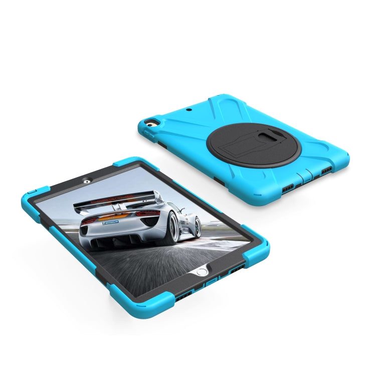 Shockproof Colorful Silicone + PC Protective Case with Holder For iPad Pro 10.5