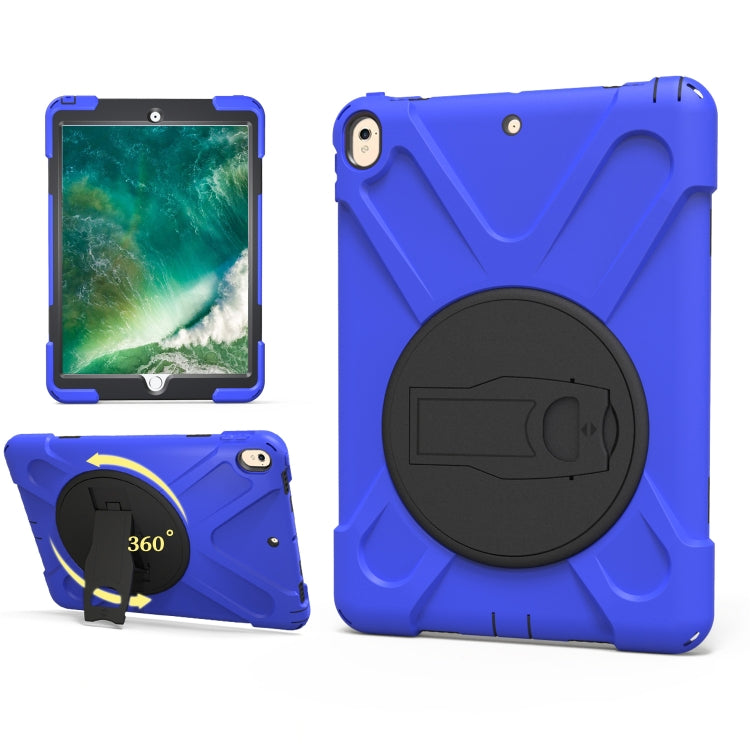 Shockproof Colorful Silicone + PC Protective Case with Holder For iPad Pro 10.5