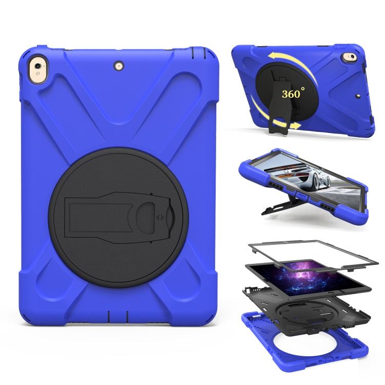Shockproof Colorful Silicone + PC Protective Case with Holder For iPad Pro 10.5
