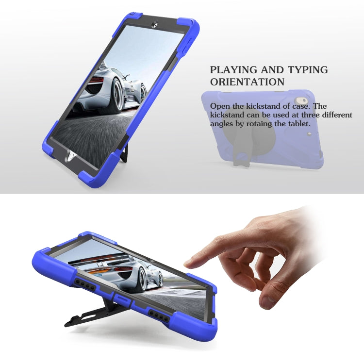 Shockproof Colorful Silicone + PC Protective Case with Holder For iPad Pro 10.5