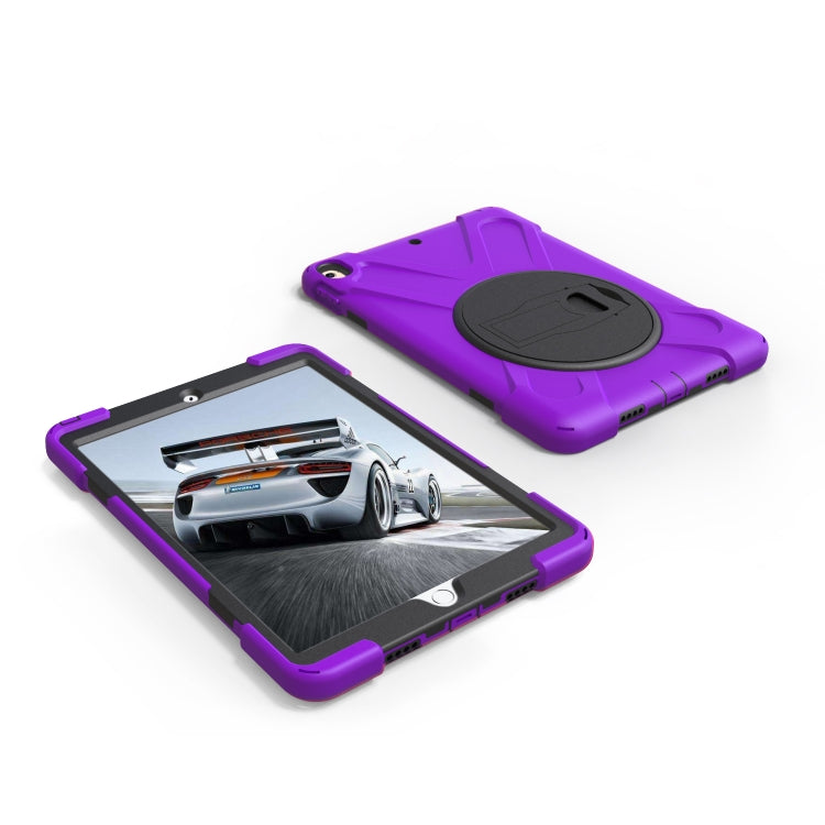 Shockproof Colorful Silicone + PC Protective Case with Holder For iPad Pro 10.5