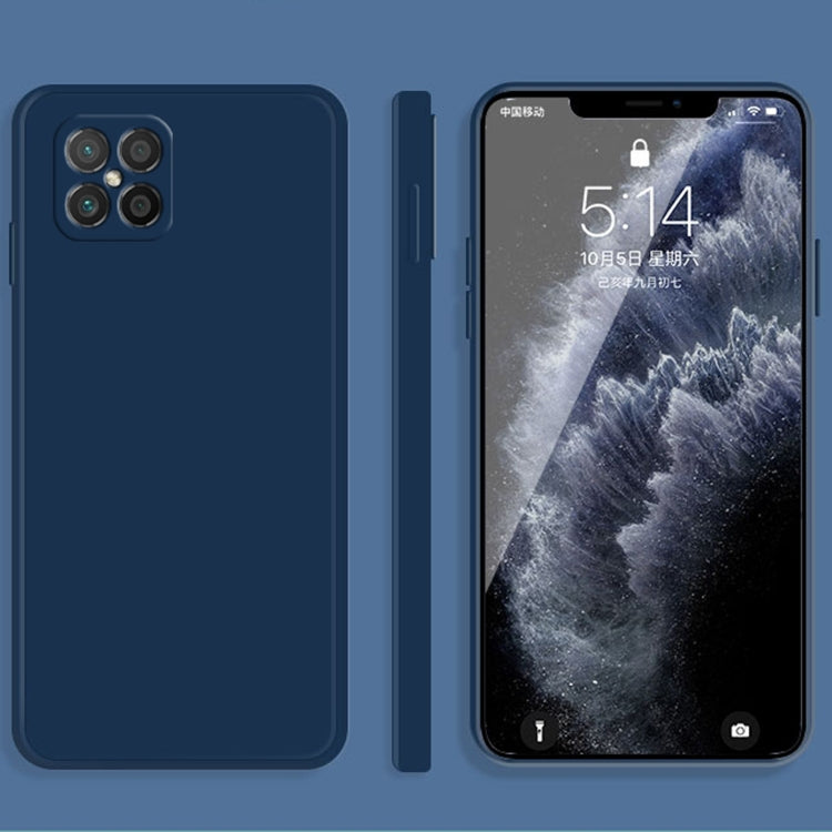 For Huawei nova 8 SE Solid Color Imitation Liquid Silicone Straight Edge Dropproof Full Coverage Protective Case