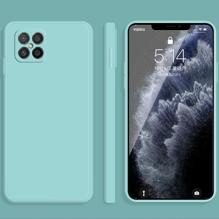 For Huawei nova 8 SE Solid Color Imitation Liquid Silicone Straight Edge Dropproof Full Coverage Protective Case