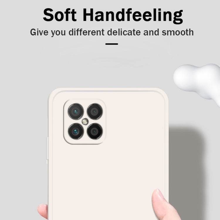 For Huawei nova 8 SE Solid Color Imitation Liquid Silicone Straight Edge Dropproof Full Coverage Protective Case