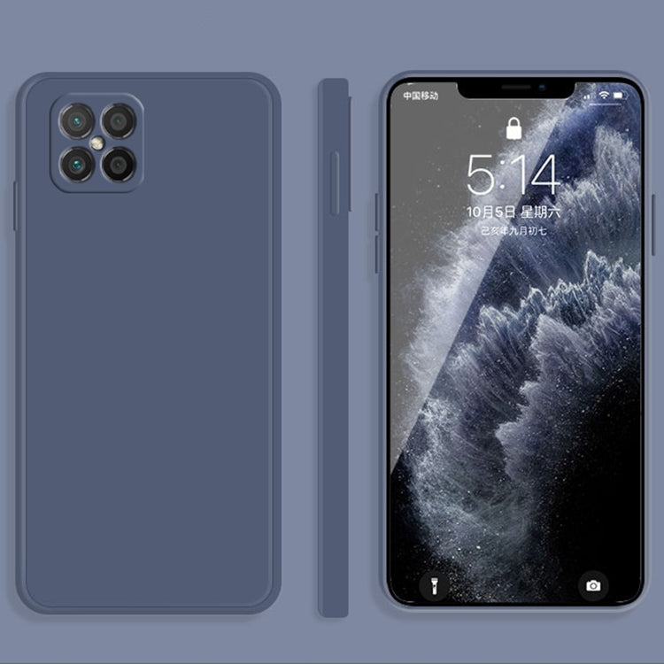 For Huawei nova 8 SE Solid Color Imitation Liquid Silicone Straight Edge Dropproof Full Coverage Protective Case