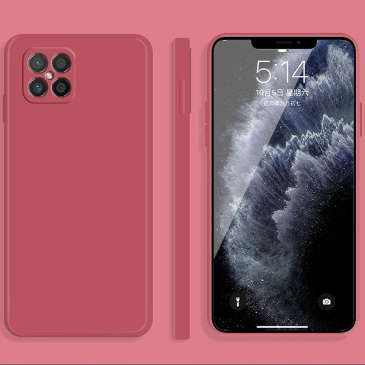 For Huawei nova 8 SE Solid Color Imitation Liquid Silicone Straight Edge Dropproof Full Coverage Protective Case