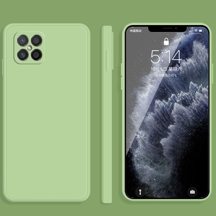 For Huawei nova 8 SE Solid Color Imitation Liquid Silicone Straight Edge Dropproof Full Coverage Protective Case