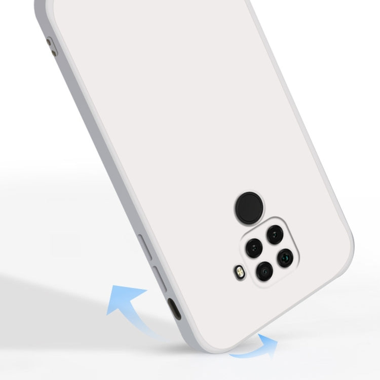 For Huawei nova 5i Pro / 5z Solid Color Imitation Liquid Silicone Straight Edge Dropproof Full Coverage Protective Case
