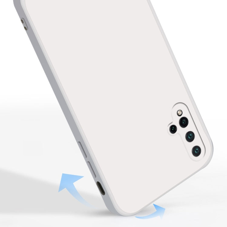 For Huawei nova 5 Pro Solid Color Imitation Liquid Silicone Straight Edge Dropproof Full Coverage Protective Case