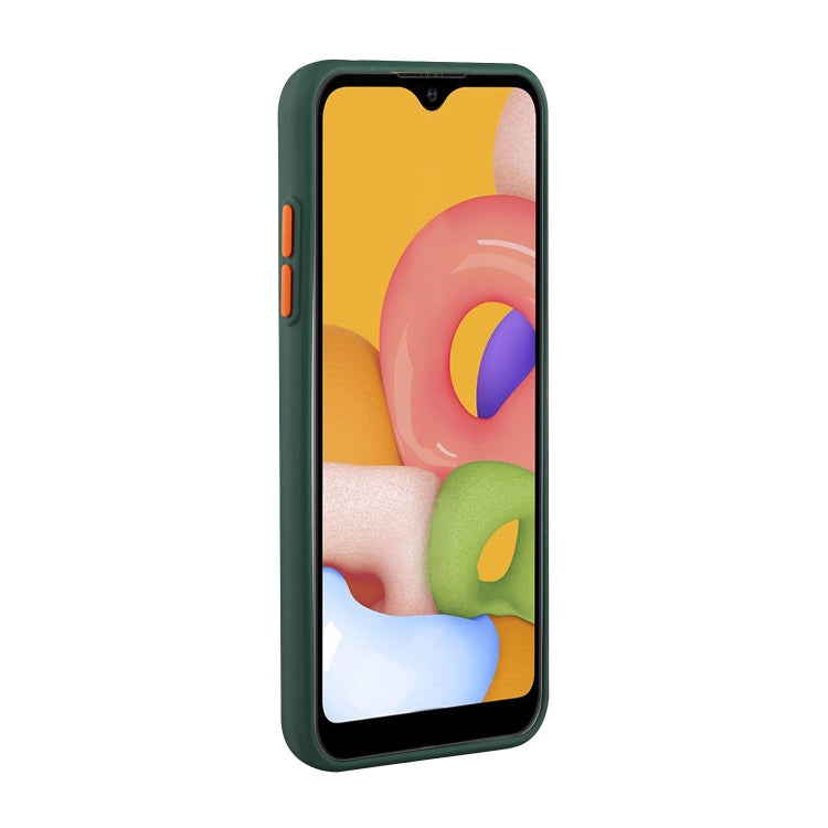For Samsung Galaxy A01 Card Slot Design Shockproof TPU Protective Case