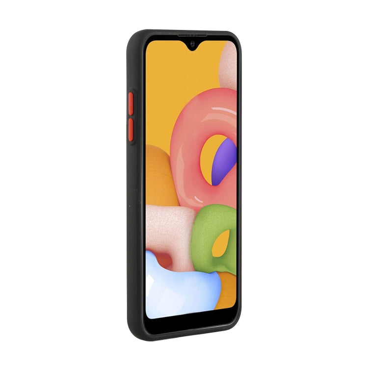 For Samsung Galaxy A01 Card Slot Design Shockproof TPU Protective Case