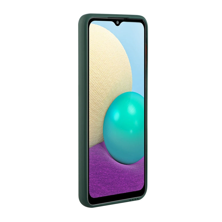 For Samsung Galaxy A02 Card Slot Design Shockproof TPU Protective Case