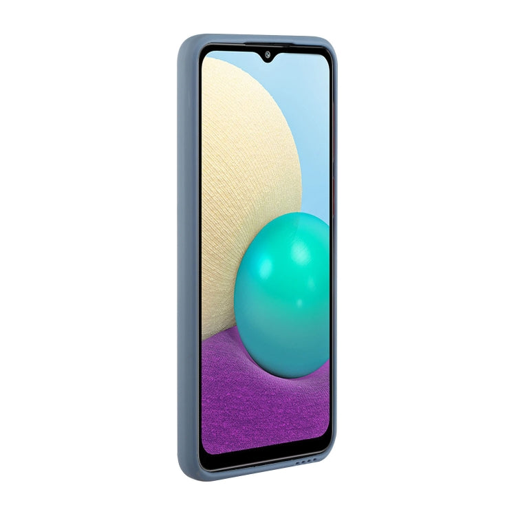 For Samsung Galaxy A02 Card Slot Design Shockproof TPU Protective Case