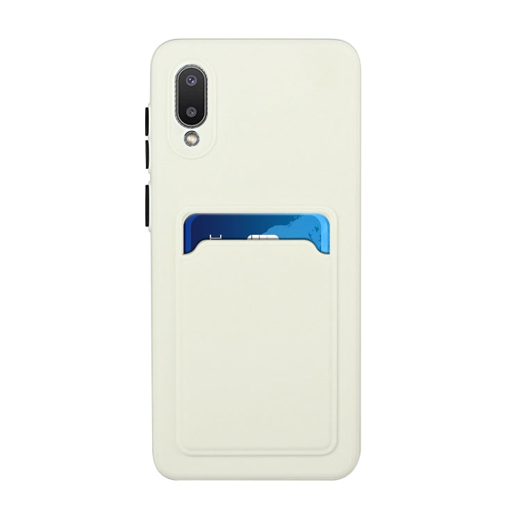 For Samsung Galaxy A02 Card Slot Design Shockproof TPU Protective Case