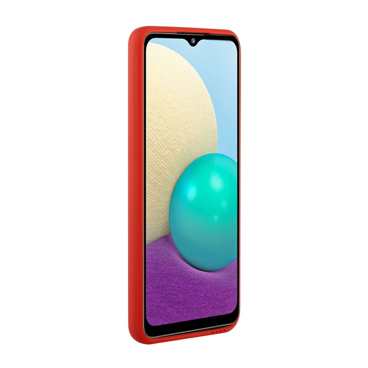 For Samsung Galaxy A02 Card Slot Design Shockproof TPU Protective Case