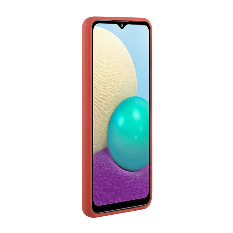 For Samsung Galaxy A02 Card Slot Design Shockproof TPU Protective Case