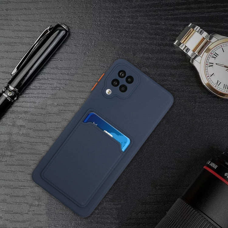 For Samsung Galaxy A12 5G Card Slot Design Shockproof TPU Protective Case