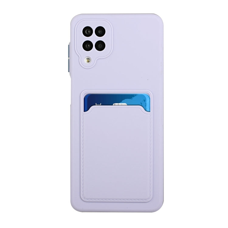 For Samsung Galaxy A12 5G Card Slot Design Shockproof TPU Protective Case
