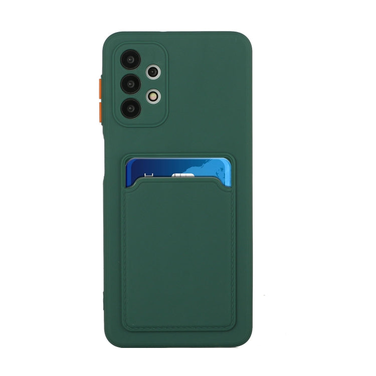 For Samsung Galaxy A32 4G Card Slot Design Shockproof TPU Protective Case