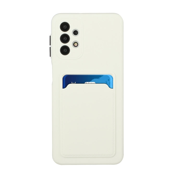 For Samsung Galaxy A32 4G Card Slot Design Shockproof TPU Protective Case