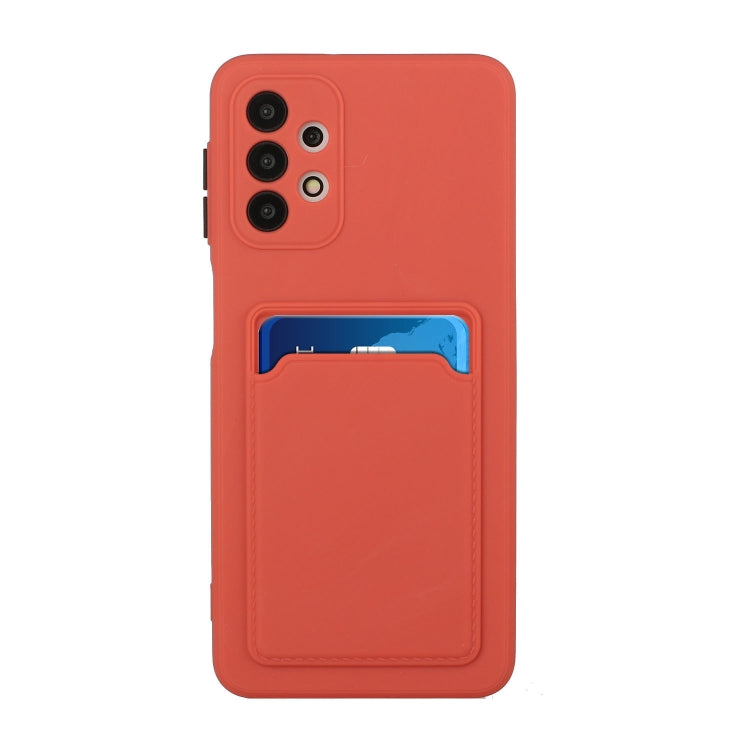 For Samsung Galaxy A32 4G Card Slot Design Shockproof TPU Protective Case