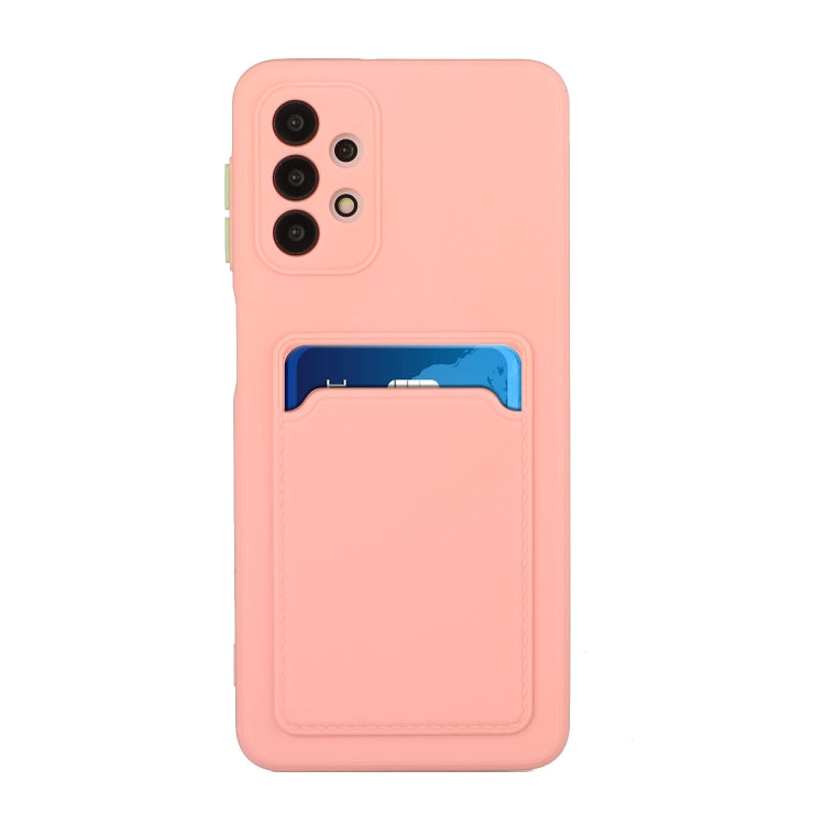 For Samsung Galaxy A32 4G Card Slot Design Shockproof TPU Protective Case