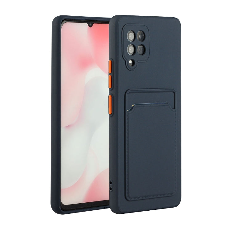 For Samsung Galaxy A42 5G Card Slot Design Shockproof TPU Protective Case
