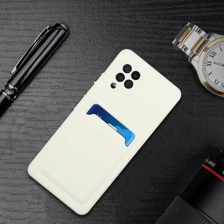 For Samsung Galaxy A42 5G Card Slot Design Shockproof TPU Protective Case