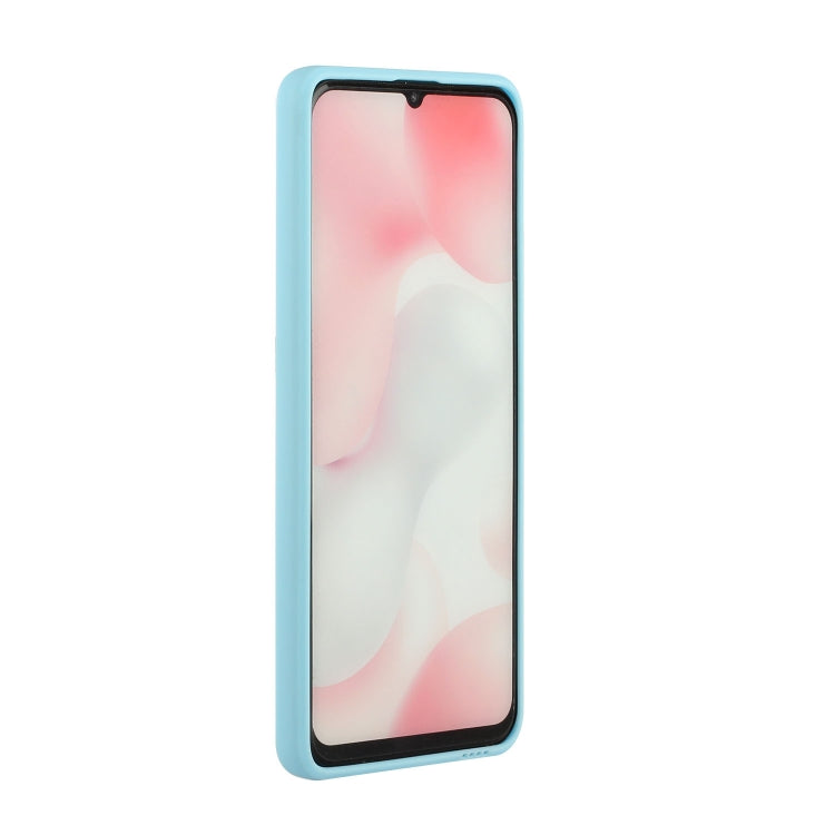 For Samsung Galaxy A42 5G Card Slot Design Shockproof TPU Protective Case