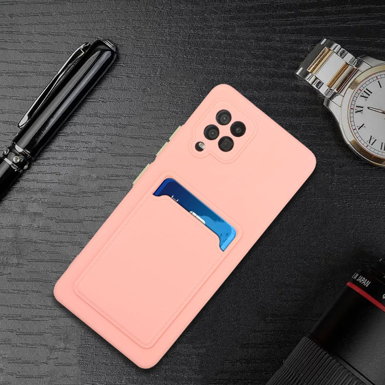 For Samsung Galaxy A42 5G Card Slot Design Shockproof TPU Protective Case
