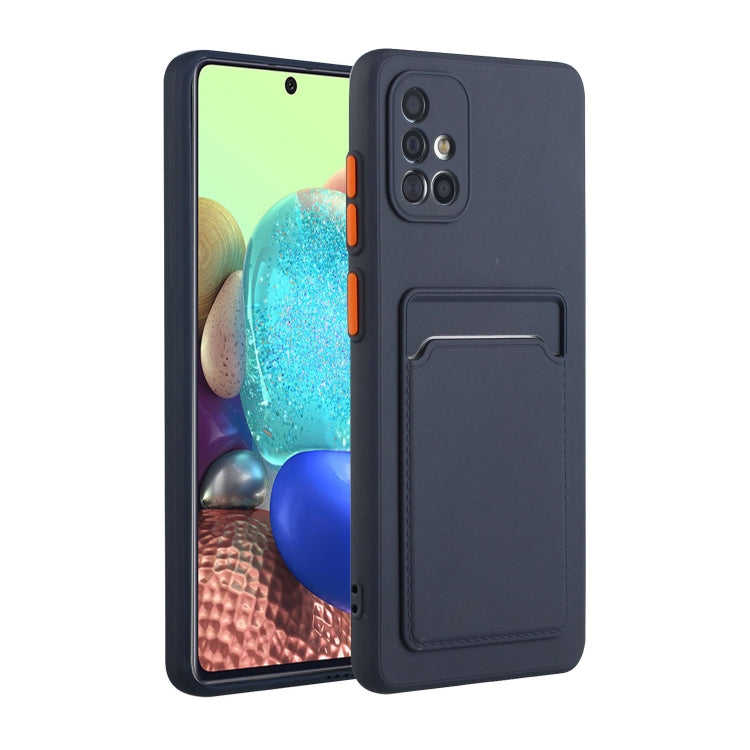 For Samsung Galaxy A51 5G Card Slot Design Shockproof TPU Protective Case