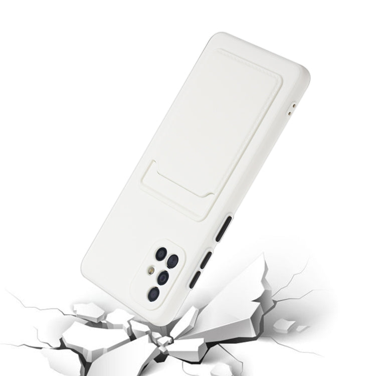 For Samsung Galaxy A51 5G Card Slot Design Shockproof TPU Protective Case