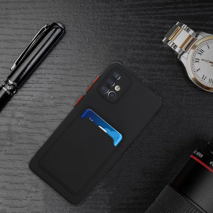 For Samsung Galaxy A51 5G Card Slot Design Shockproof TPU Protective Case