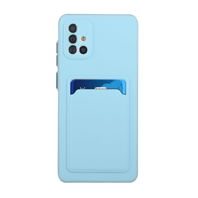For Samsung Galaxy A51 5G Card Slot Design Shockproof TPU Protective Case