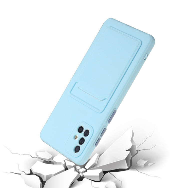 For Samsung Galaxy A51 5G Card Slot Design Shockproof TPU Protective Case