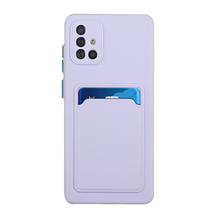 For Samsung Galaxy A51 5G Card Slot Design Shockproof TPU Protective Case
