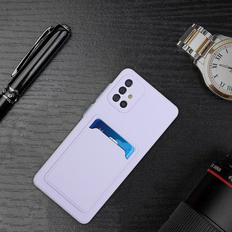 For Samsung Galaxy A51 5G Card Slot Design Shockproof TPU Protective Case