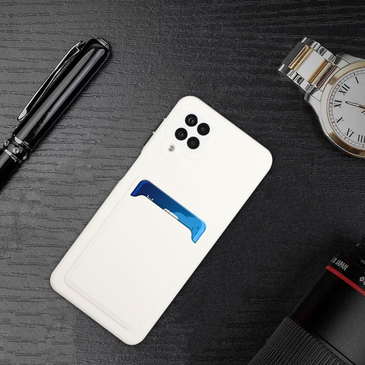For Samsung Galaxy M12 Card Slot Design Shockproof TPU Protective Case