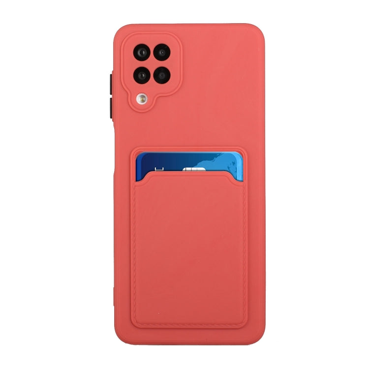 For Samsung Galaxy M12 Card Slot Design Shockproof TPU Protective Case