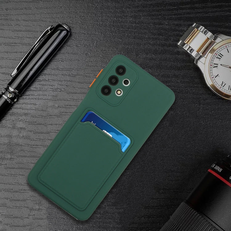 For Samsung Galaxy M31s Card Slot Design Shockproof TPU Protective Case