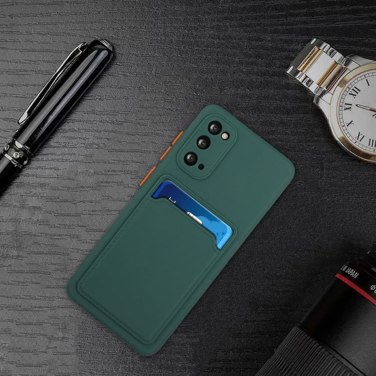 For Samsung Galaxy S20 Card Slot Design Shockproof TPU Protective Case