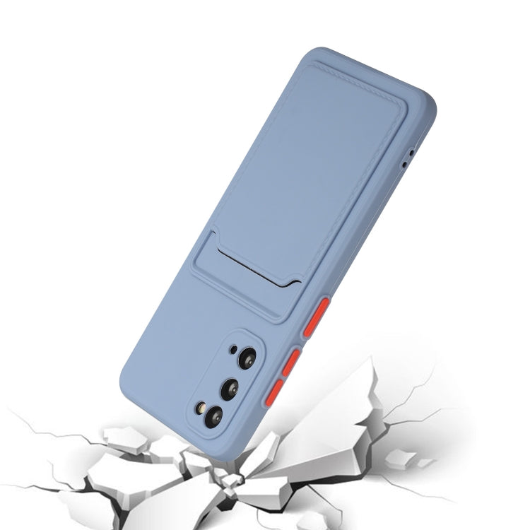 For Samsung Galaxy S20 Card Slot Design Shockproof TPU Protective Case