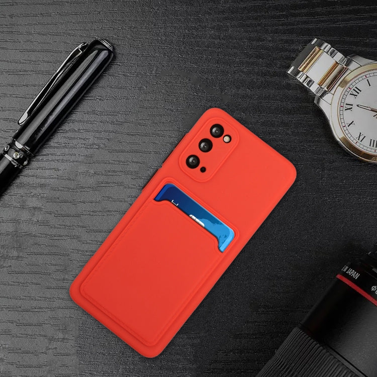 For Samsung Galaxy S20 Card Slot Design Shockproof TPU Protective Case