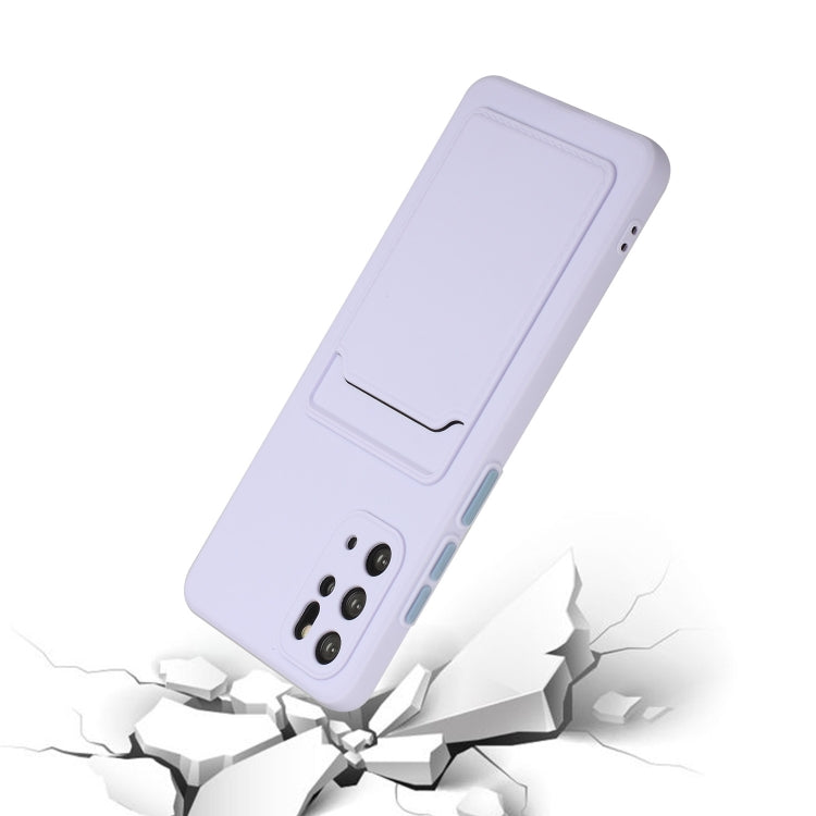 For Samsung Galaxy S20+ Card Slot Design Shockproof TPU Protective Case