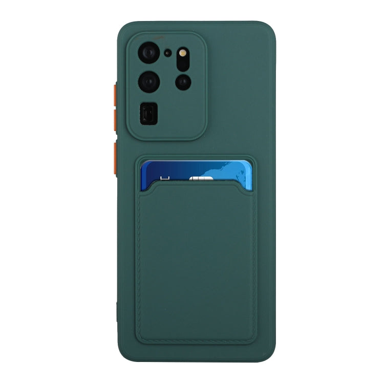 For Samsung Galaxy S20 Ultra Card Slot Design Shockproof TPU Protective Case