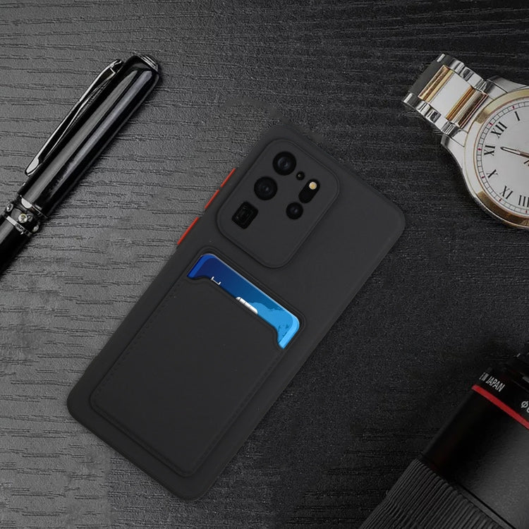 For Samsung Galaxy S20 Ultra Card Slot Design Shockproof TPU Protective Case