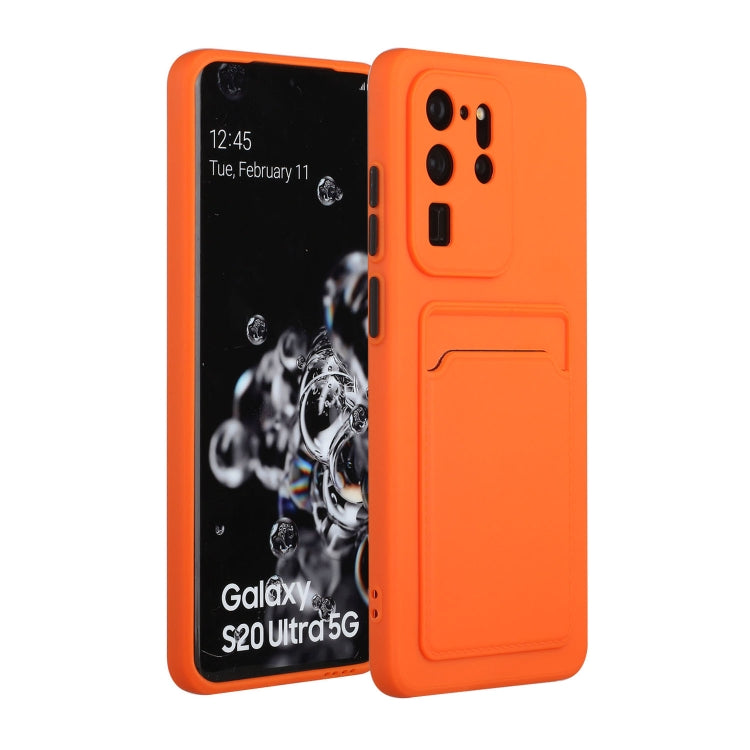 For Samsung Galaxy S20 Ultra Card Slot Design Shockproof TPU Protective Case