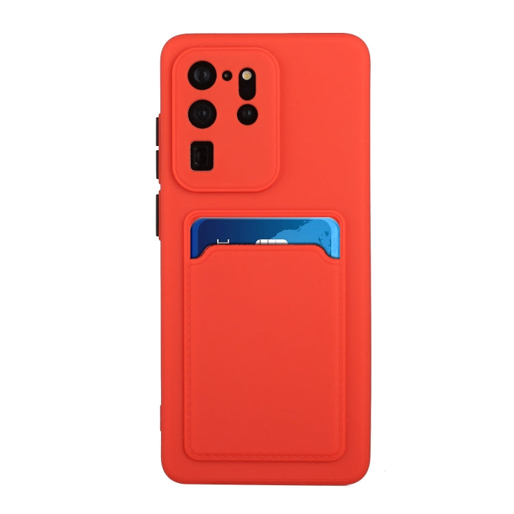For Samsung Galaxy S20 Ultra Card Slot Design Shockproof TPU Protective Case
