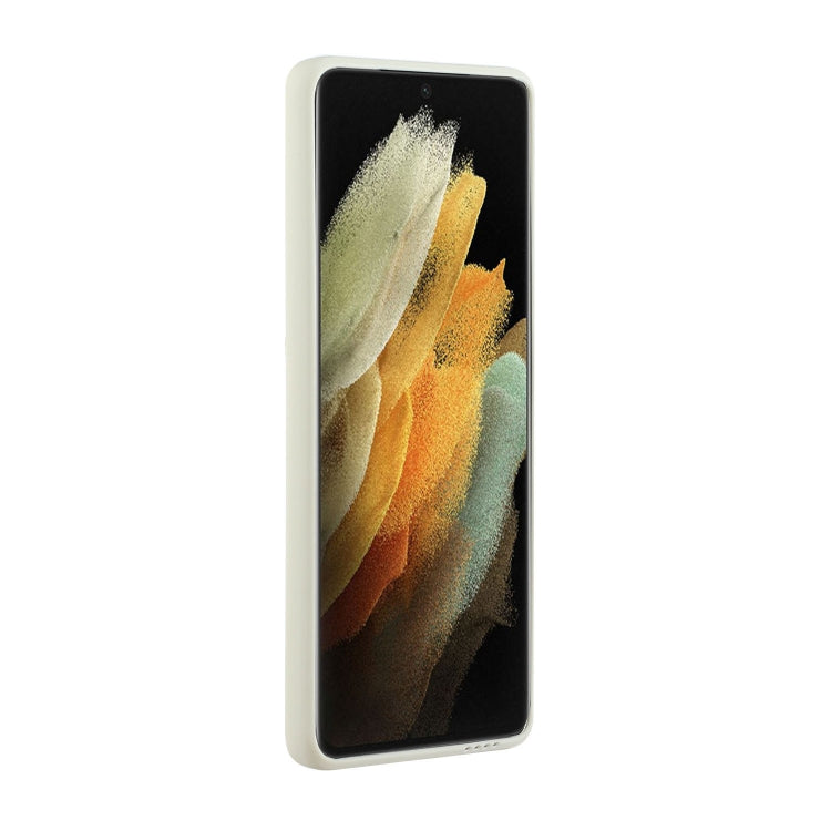 For Samsung Galaxy S21 Ultra 5G Card Slot Design Shockproof TPU Protective Case